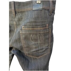 IMKING Straight Leg Denim Jeans 32x32 Grey Regular Fit 5-Pocket, STREETWEAR BLK